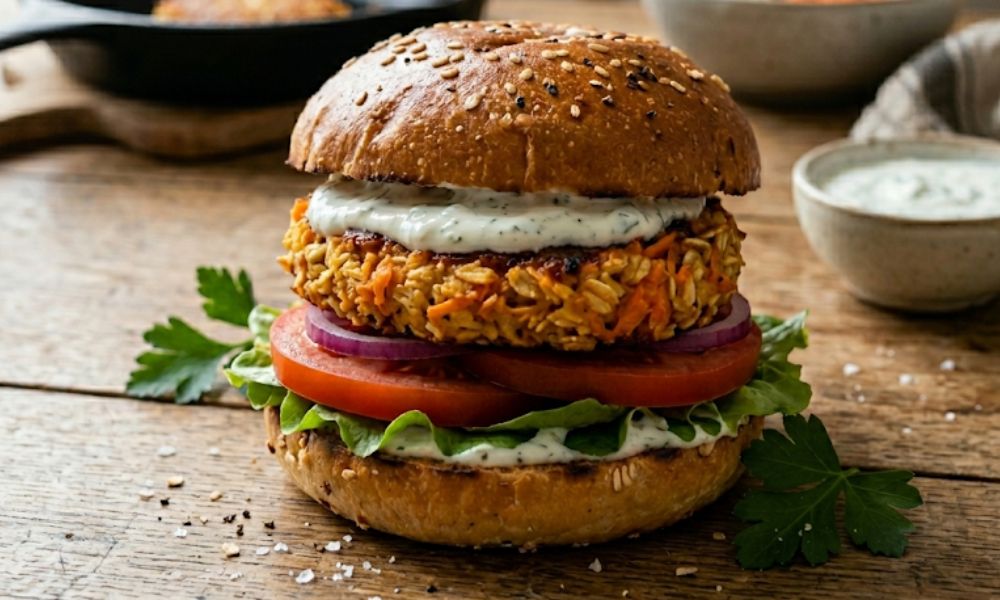 Cómo preparar hamburguesas de zanahoria y avena