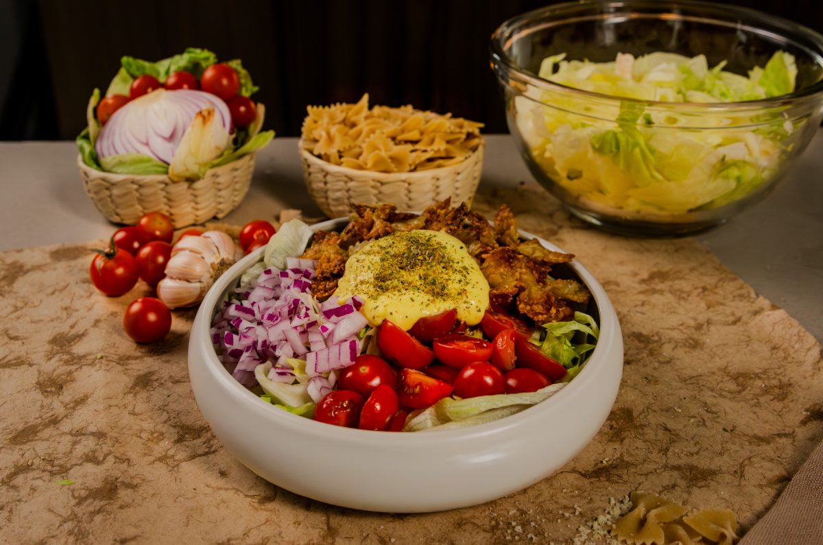 Ensalada crujiente de pasta