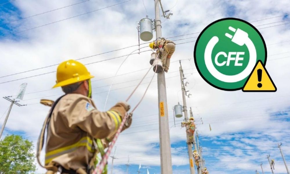 Horarios apagón jueves CFE