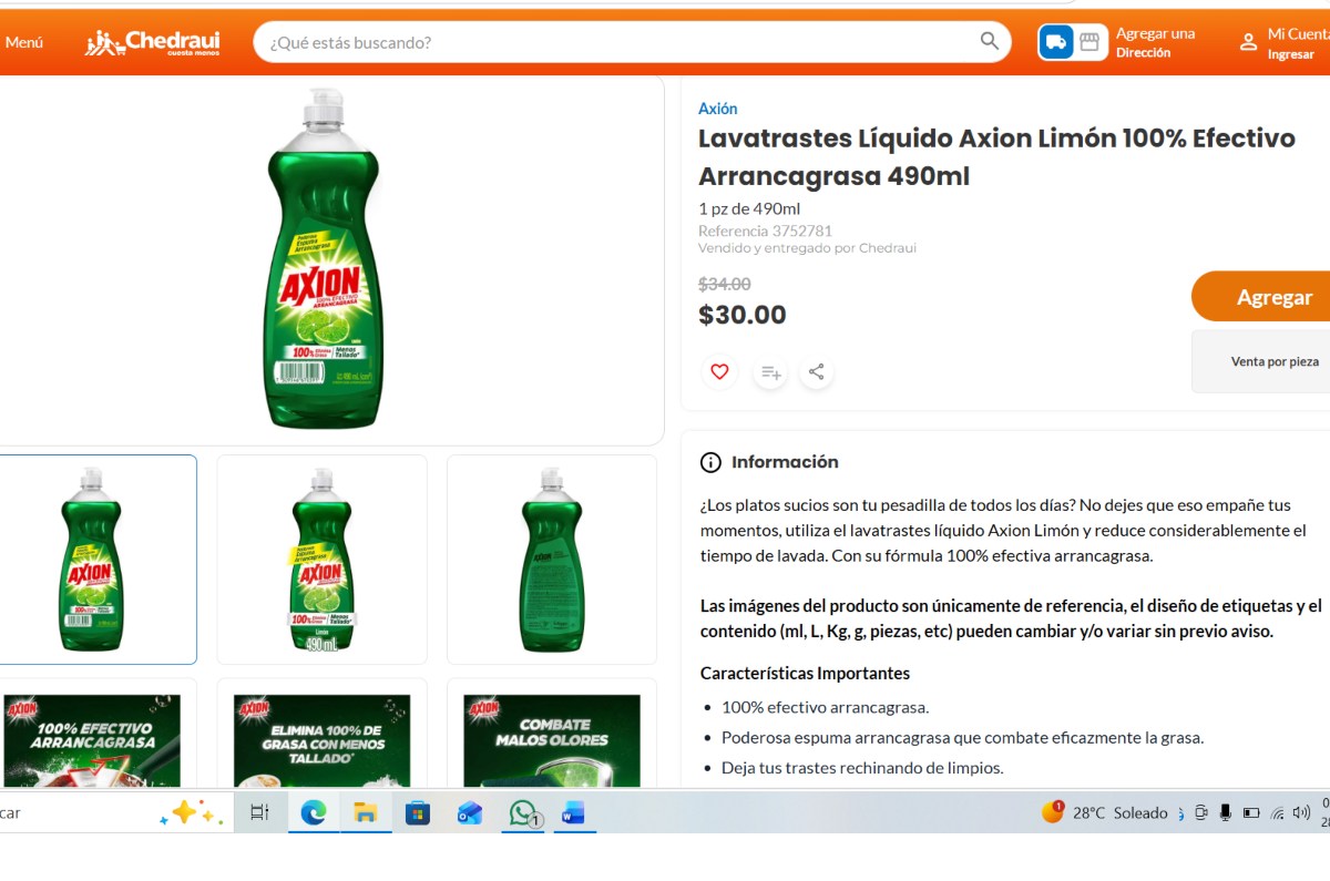 Su precio ronda los $30 pesos y su alto rendimiento lo convierte en una opción más económica a largo plazo. Foto: Archivo 