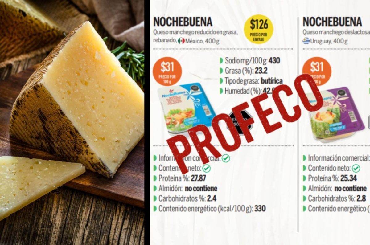 mejor queso manchego según Profeco