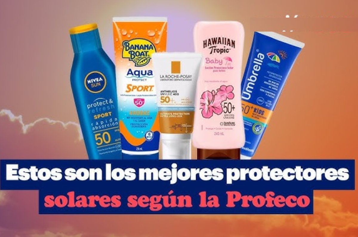 mejores protectores solares según profeco
