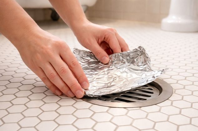 El truco del papel aluminio que debes aplicar en las rejillas del baño y la cocina para eliminar malos olores y plagas