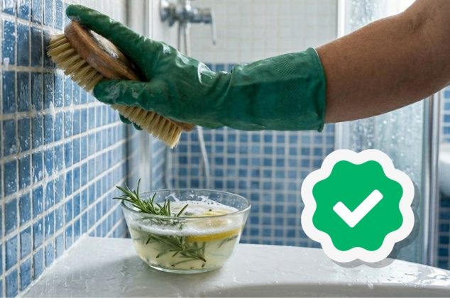 Aplica esta mezcla con romero cada 15 días en los azulejos del baño y el resultado te sorprenderá