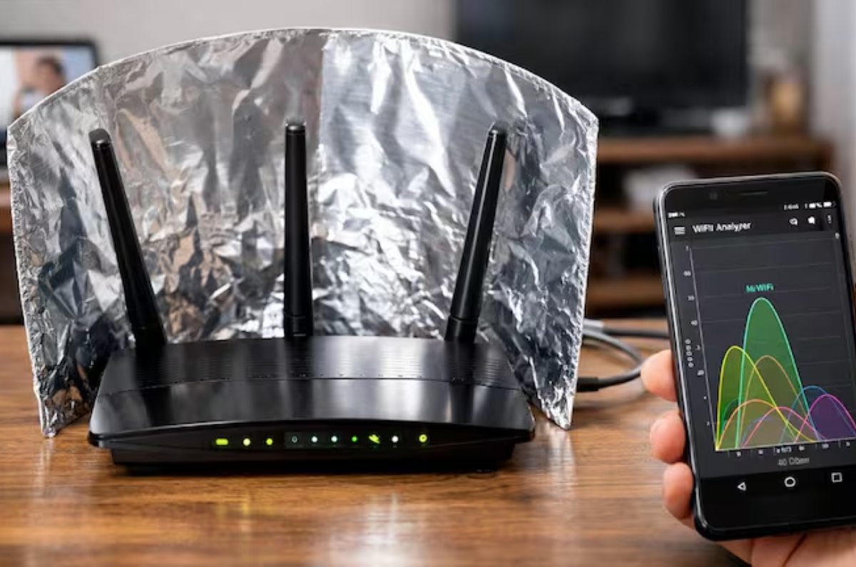 por qué no debes envolver el módem con papel aluminio 