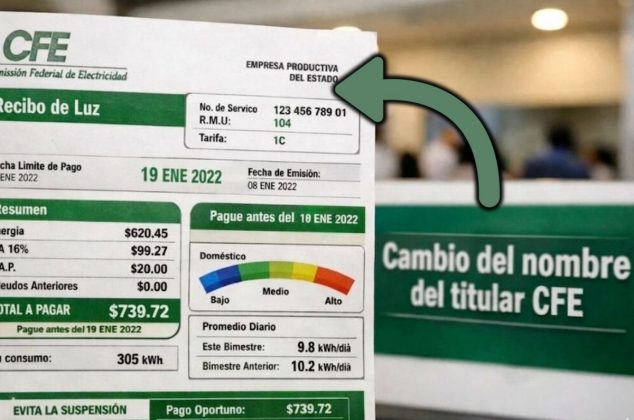 Quiénes deben cambiar obligatoriamente el titular del recibo de luz CFE en mayo y los riesgos de NO hacerlo
