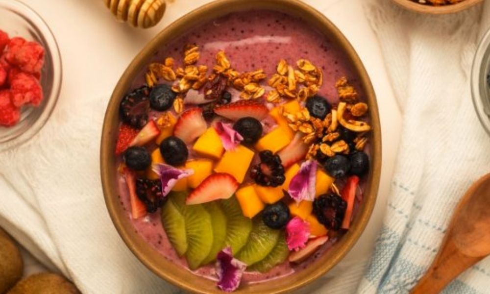 Receta de bowl frutal