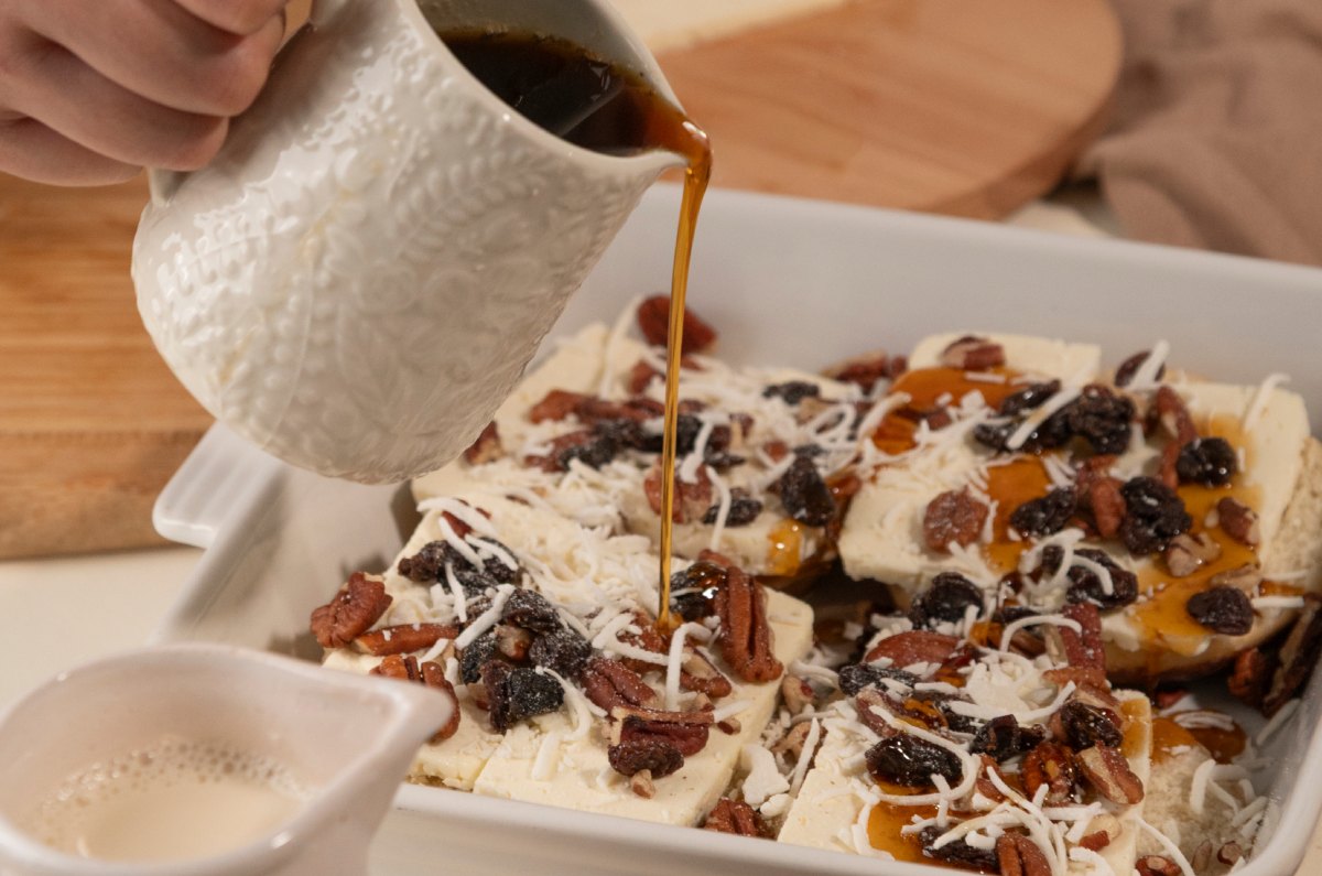 receta de capirotada de donas