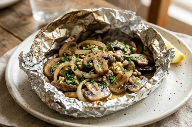 Receta de empapelado de hongos ¡en solo 40 minutos!