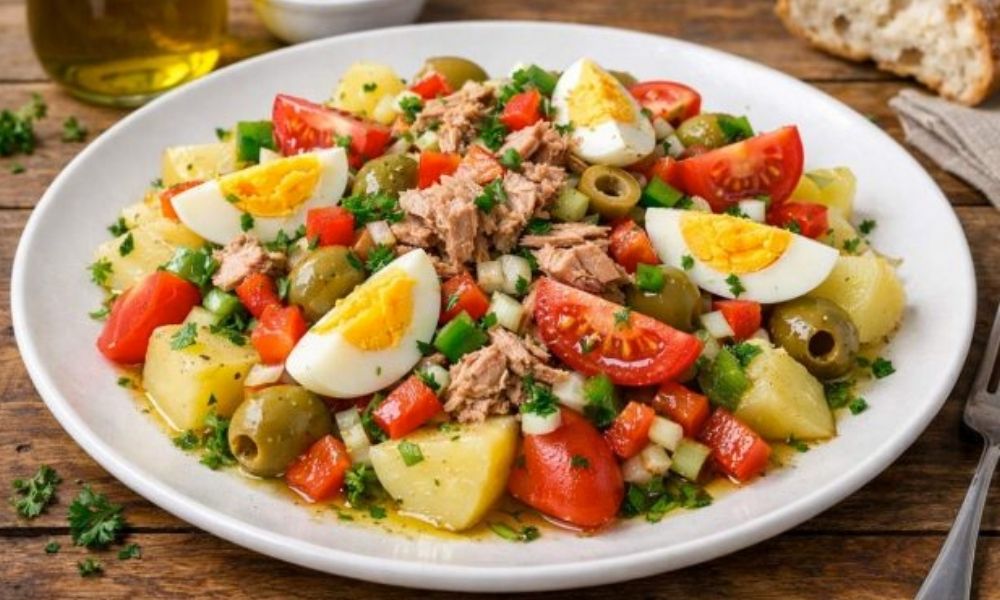 Receta de ensalada campera