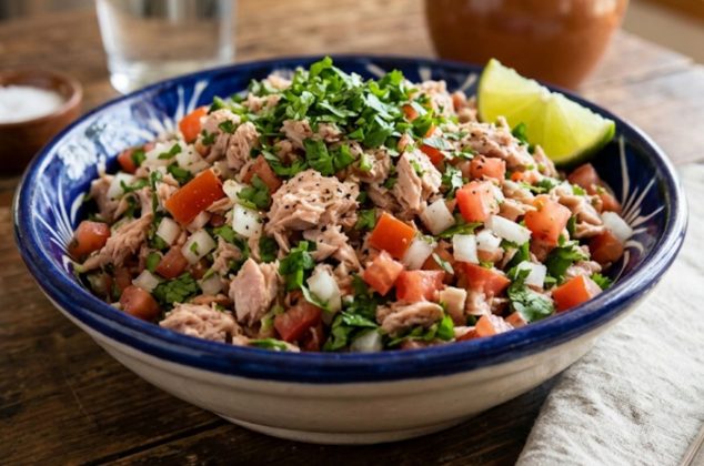 Receta de ensalada de atún mexicana ¡con solo 6 ingredientes!