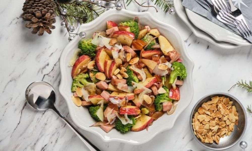 Receta de ensalada de brócoli y frutos secos