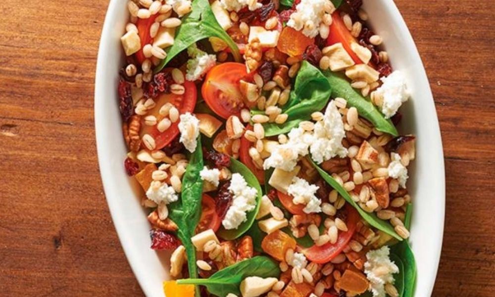Receta de ensalada de trigo con frutos secos