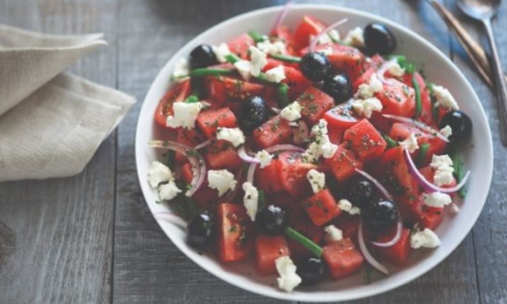 Receta de ensalada fresca de sandía