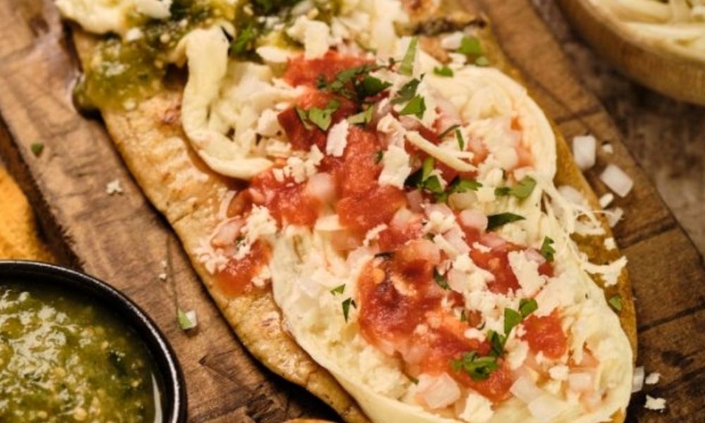Receta de huarache de queso