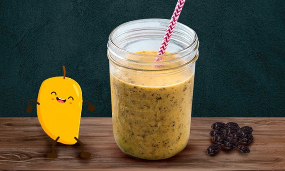 Receta de licuado de mango con pasas para niños