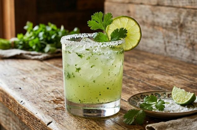 Receta de margarita de cilantro ¡con solo 6 ingredientes!