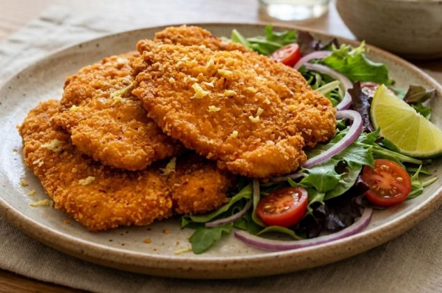 Receta de milanesas de pollo al jengibre ¡en menos de 30 minutos!