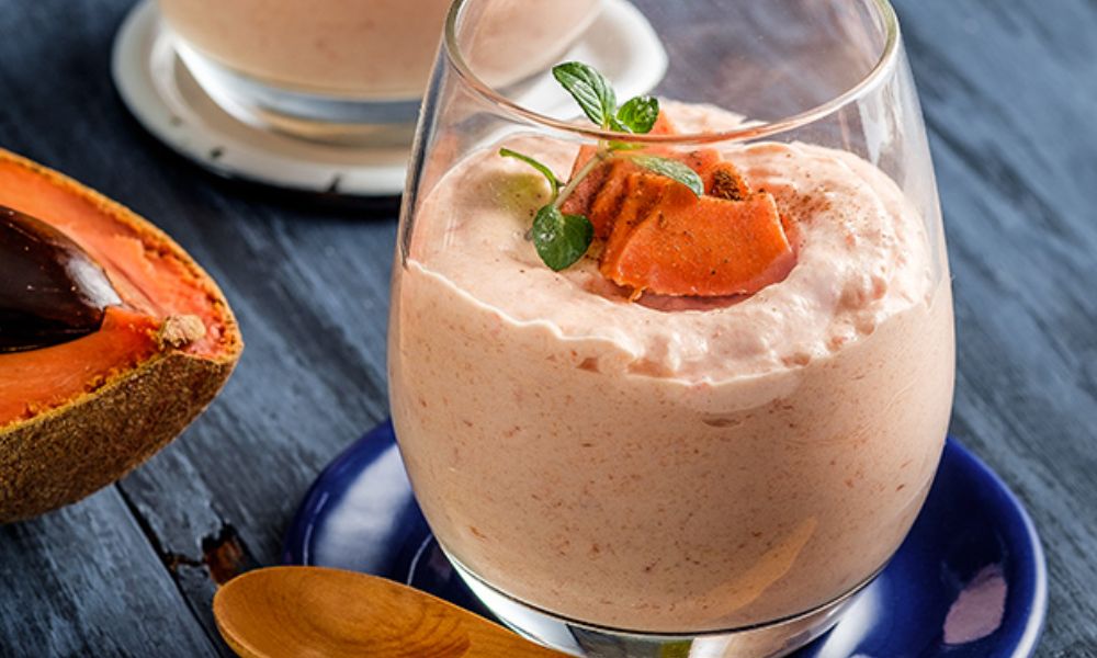Receta de mousse de mamey con canela