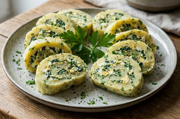 Receta de rollitos de papa con espinacas ¡en solo 30 minutos!