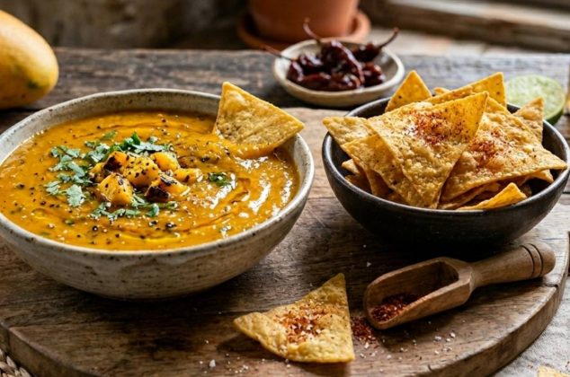 Receta de salsa de mango ahumada con miel para botanear el fin de semana