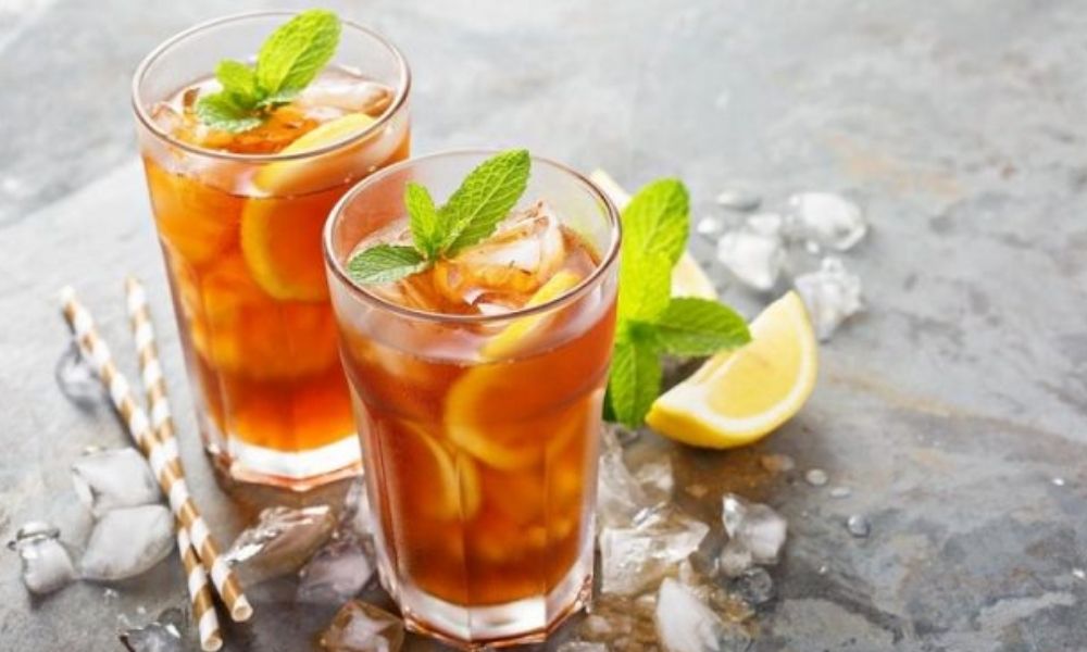 Receta de té helado de canela