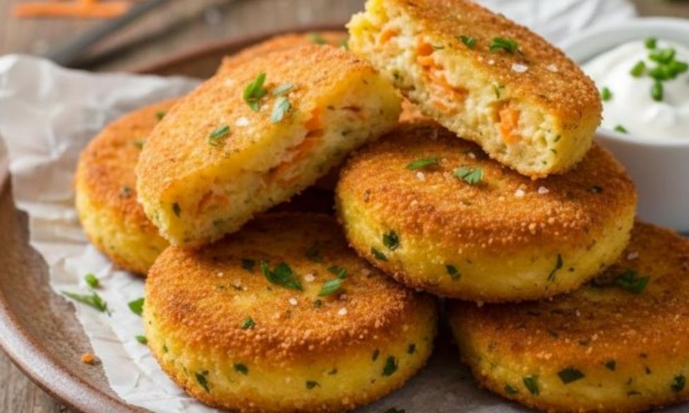 Receta de tortitas de papa y zanahoria