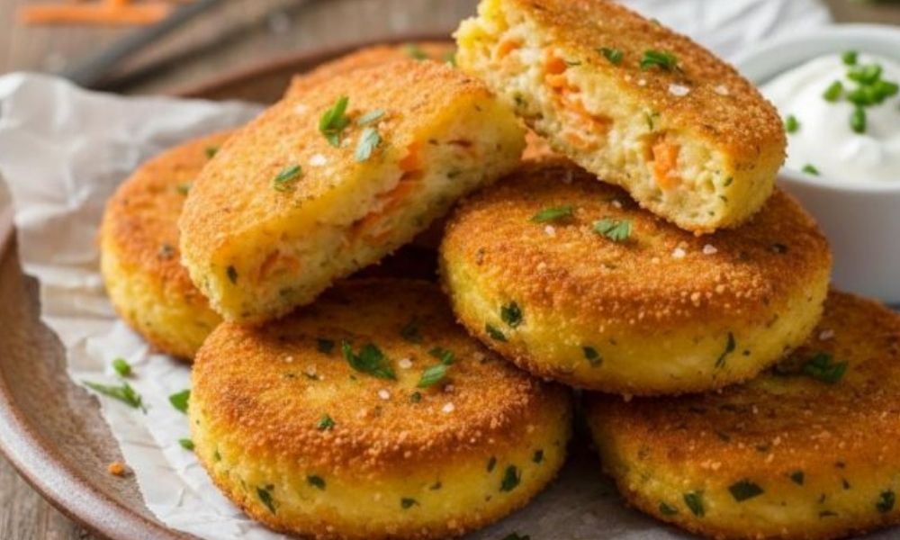 Receta de tortitas de papa y zanahoria