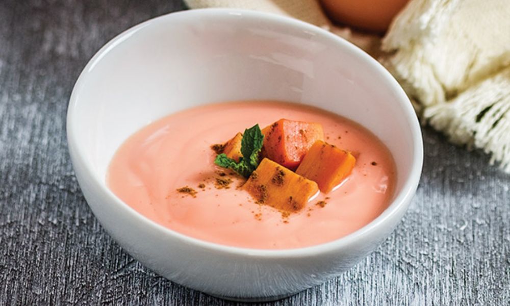 Receta de yogurt de mamey