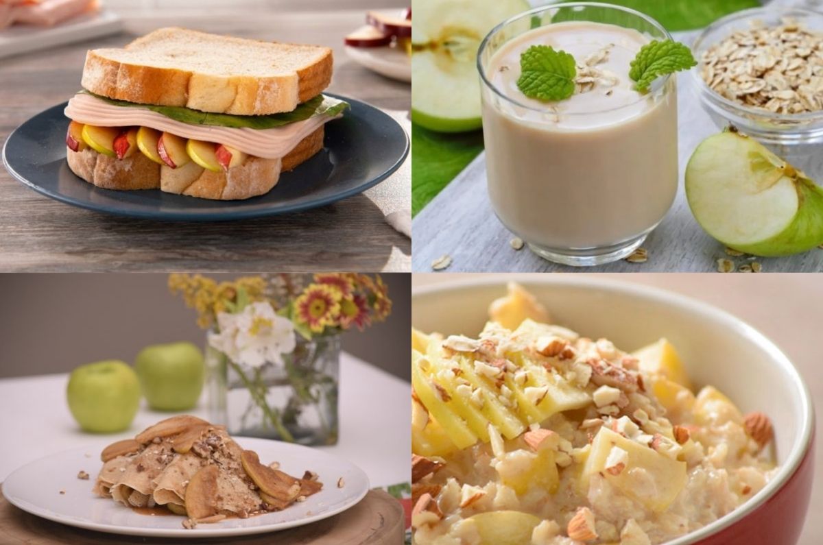 5 recetas saludables con manzana para niños ¡por menos de 80 pesos!