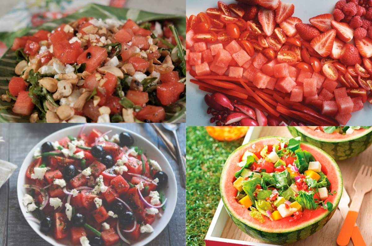 5 recetas de ensaladas frescas con sandía ¡por menos de 70 pesos!