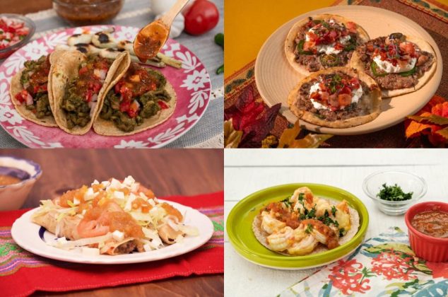 4 recetas de tacos mexicanos para menú semanal