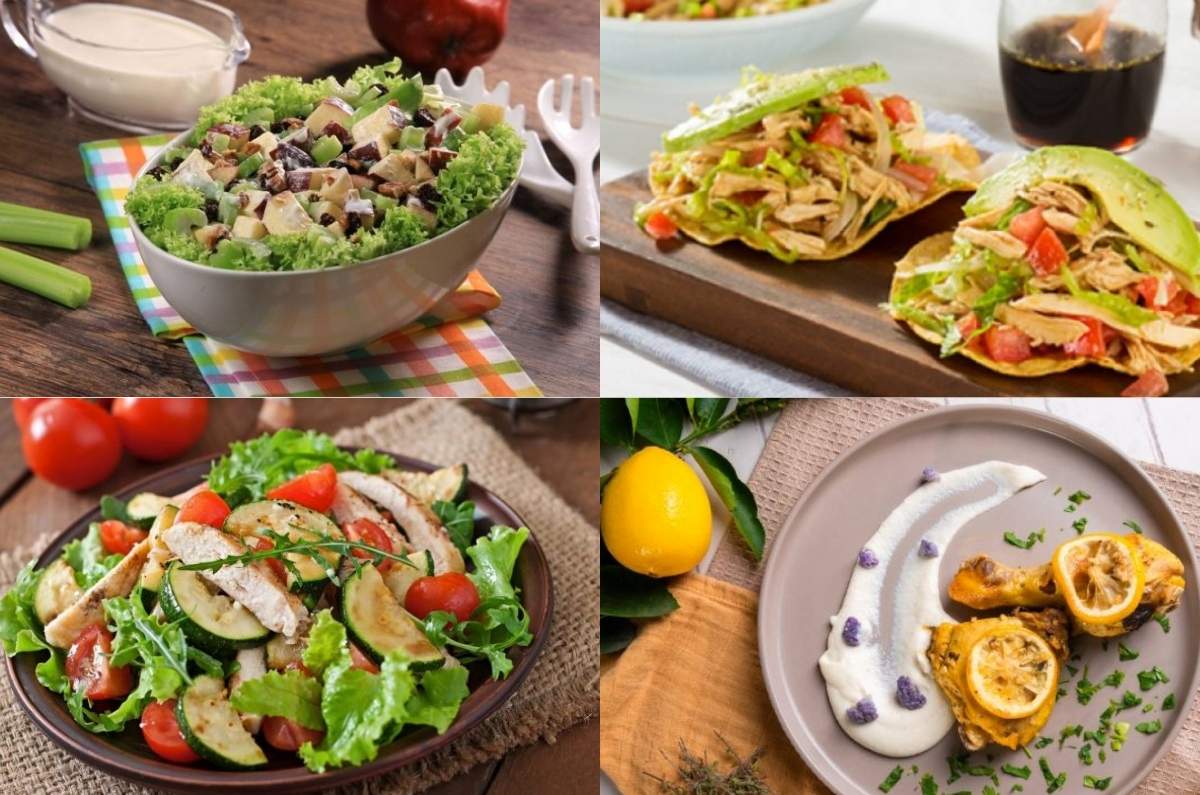 5 recetas de comidas frescas con pollo por menos de 80 pesos y perfectas para época de calor