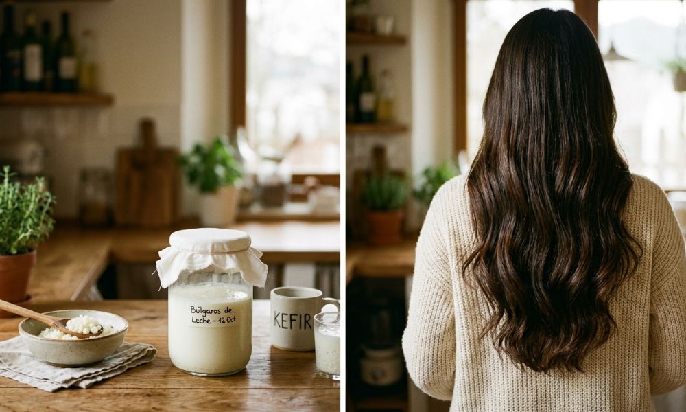 Sirven los búlgaros de leche para el cabello