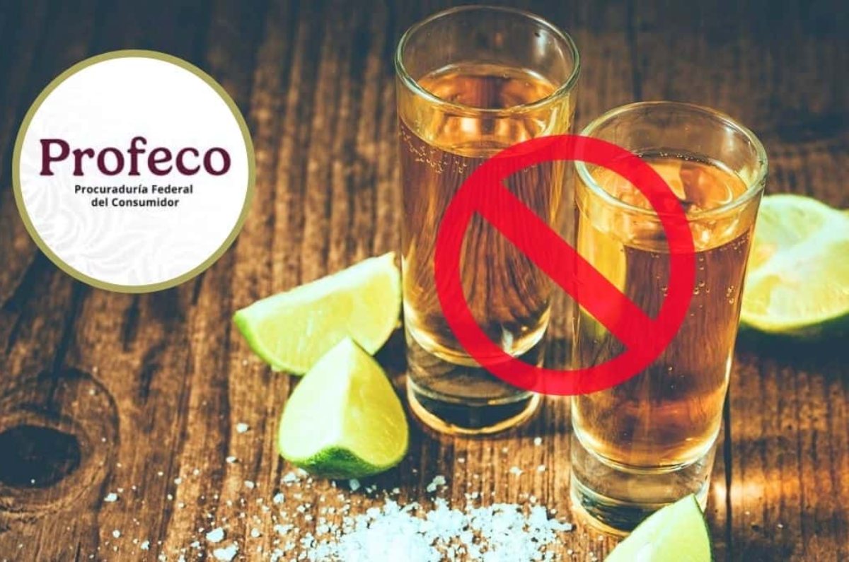 tequila reposado reprobado por Profeco