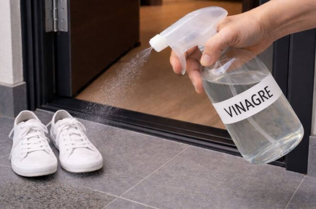 conoce los beneficios de rociar vinagre en la entrada de tu casa