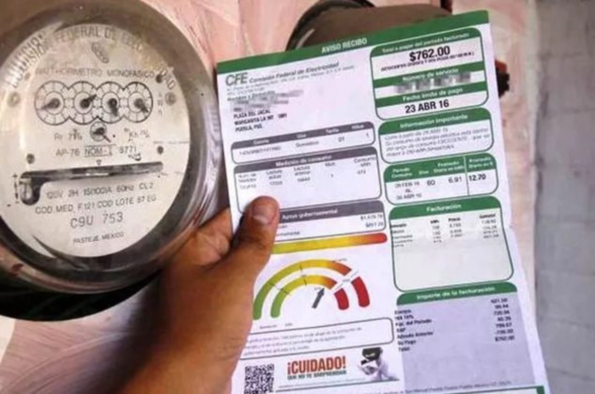 CFE devuelve dinero por el recibo de luz