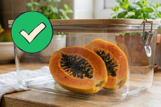 Ni bolsa de papel ni periódico: El truco efectivo que pocos conocen para madurar una papaya partida (y que funciona rápido)