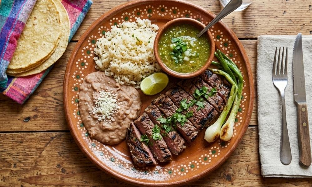 Cómo preparar carne asada a la tampiqueña