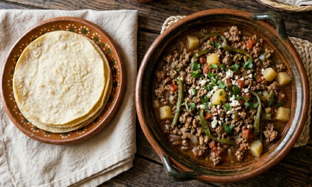 Cómo preparar picadillo poblano