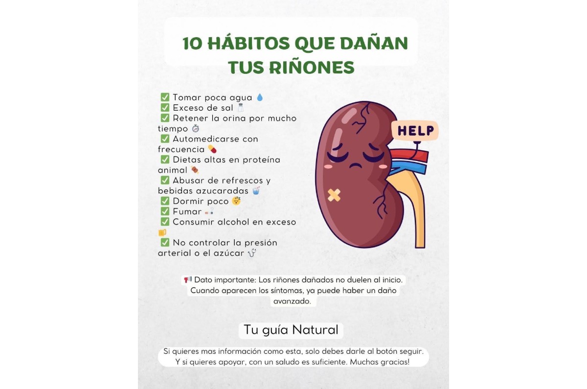 frutas que dañan tus riñones