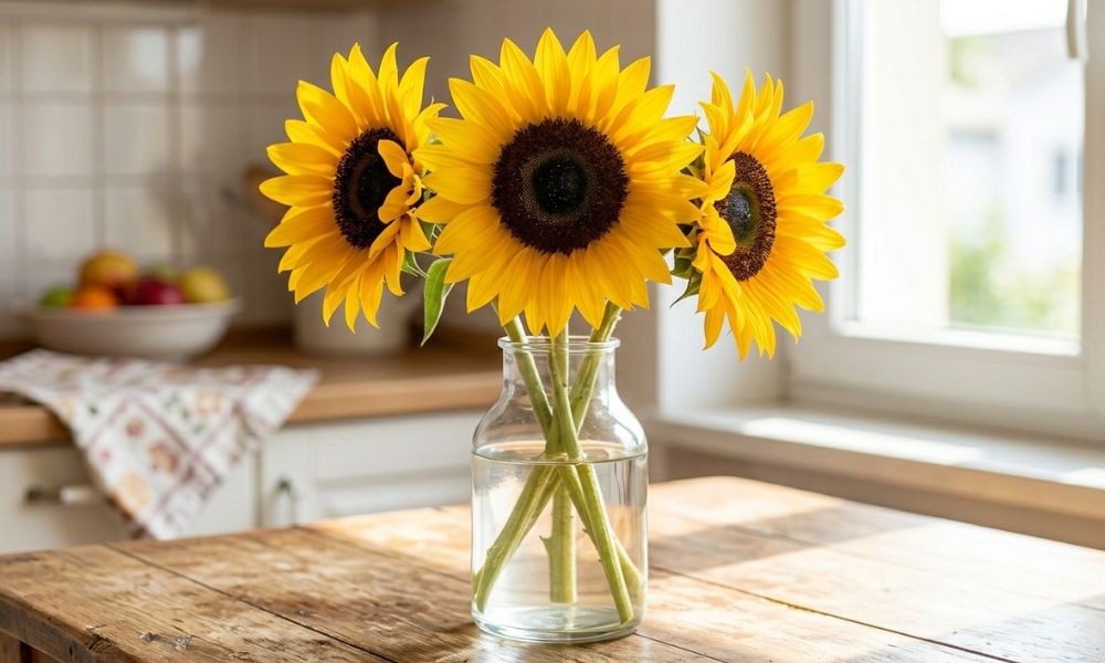 Girasoles para regalar a mamá
