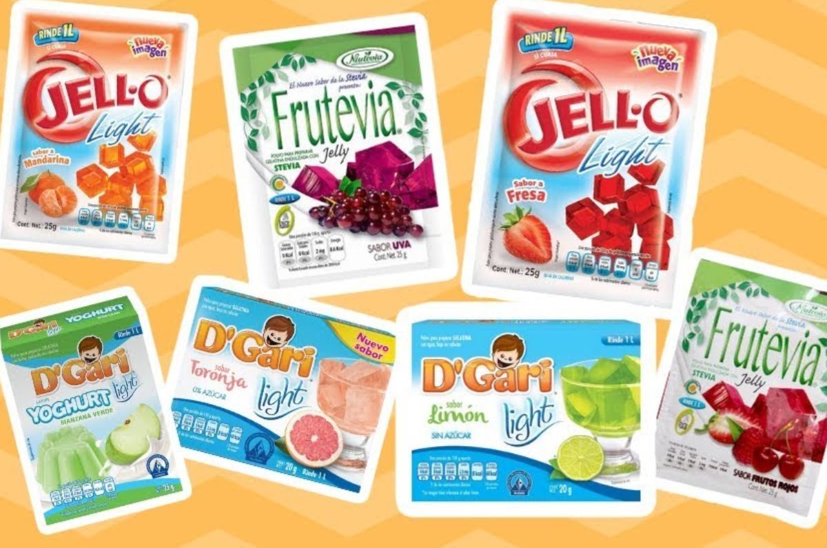 marcas de gelatina con menos azúcar según Profeco