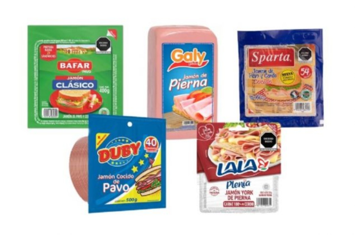 Las marcas de jamones que son 100% de pavo según Profeco