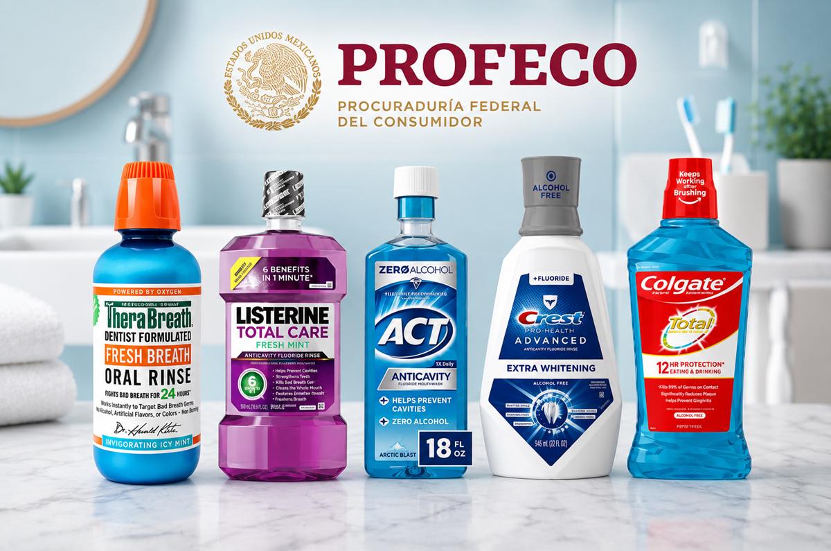 Estos son los enjuagues que sí funcionan para blanquear dientes según Profeco