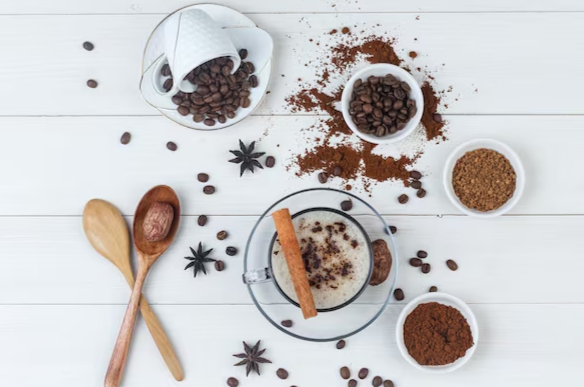 mezclas con café y especias