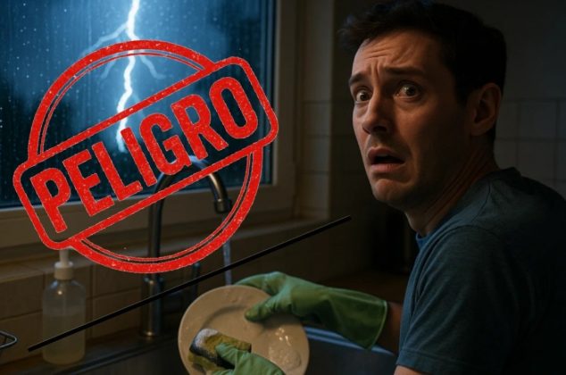 ¿Tormenta eléctrica? ¡No laves los trastes ni te metas a bañar! El riesgo es real y casi nadie lo sabe