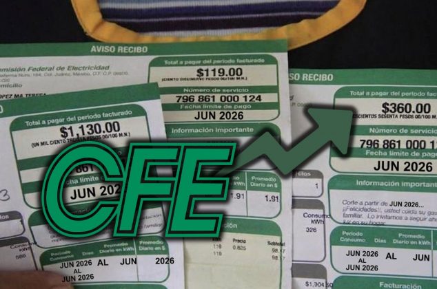CFE confirma quiénes pagarán el doble en su recibo de luz para junio 2026 y cómo evitarlo