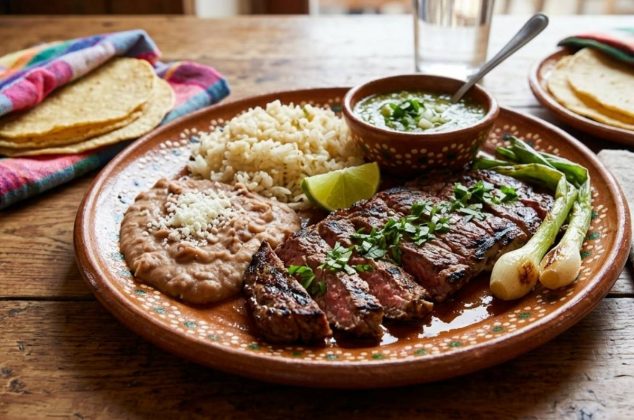 Receta de carne asada a la tampiqueña ¡en solo 40 minutos!