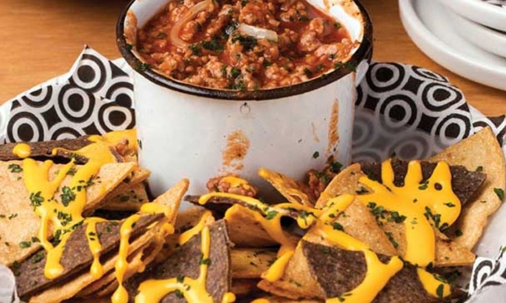 Receta de chili carne molida para nachos